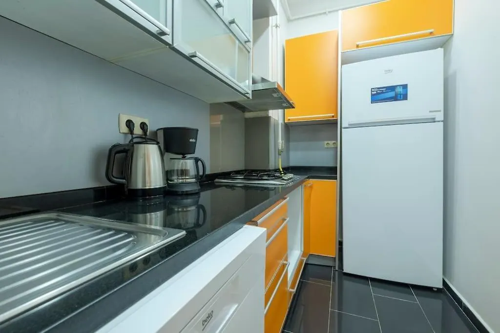 High-Ceiling Three-Bedroom Central Apartment İstanbul 0*,